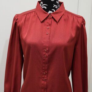 Ann Taylor Medium blouse - Burgandy